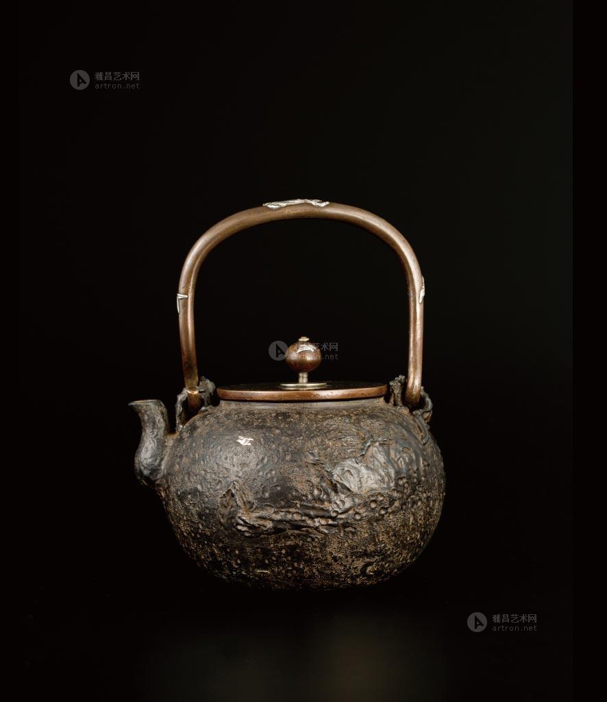 1259 日本 龟文堂 铁壶
