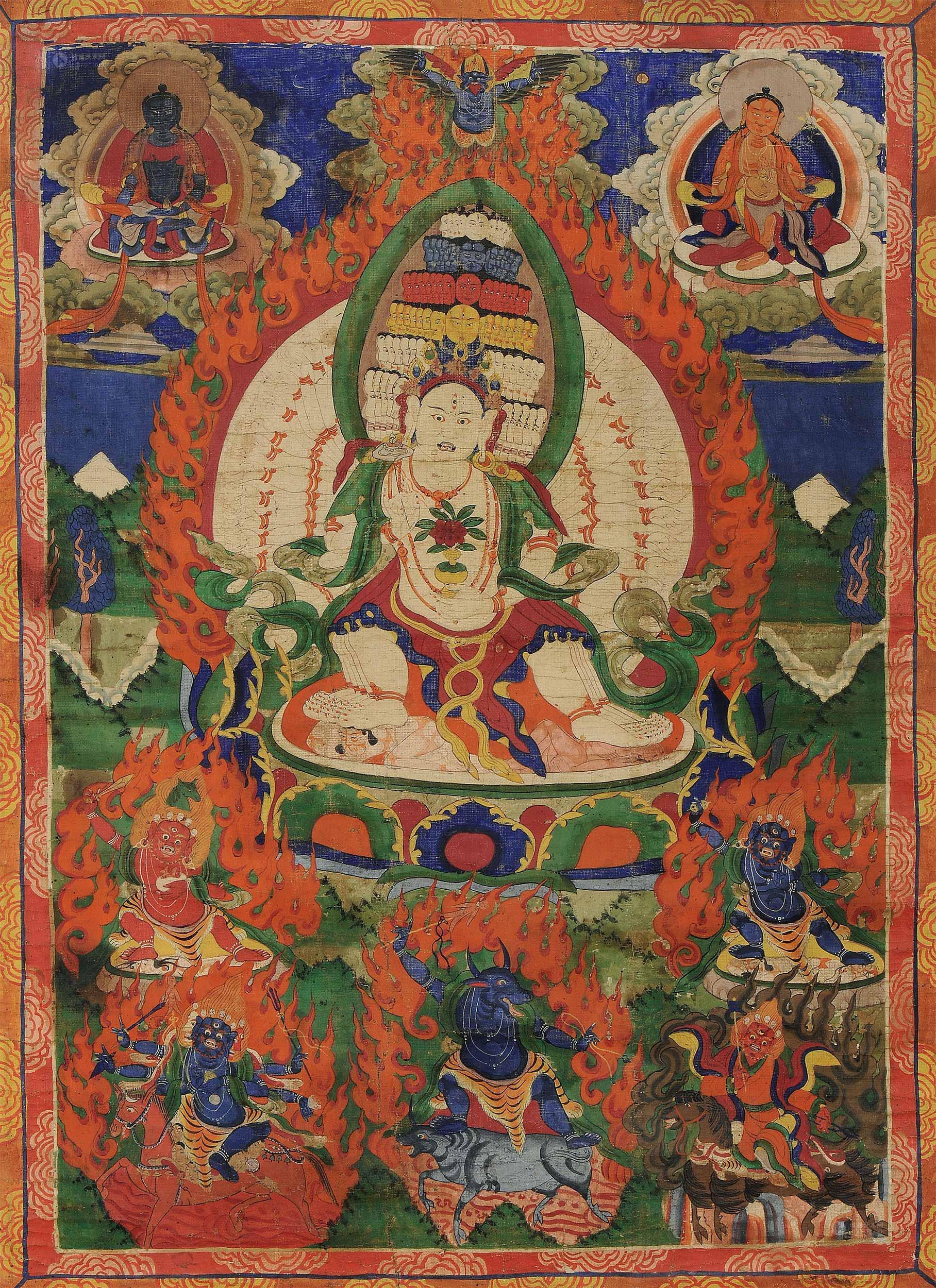 *3116 清 大白伞盖佛母