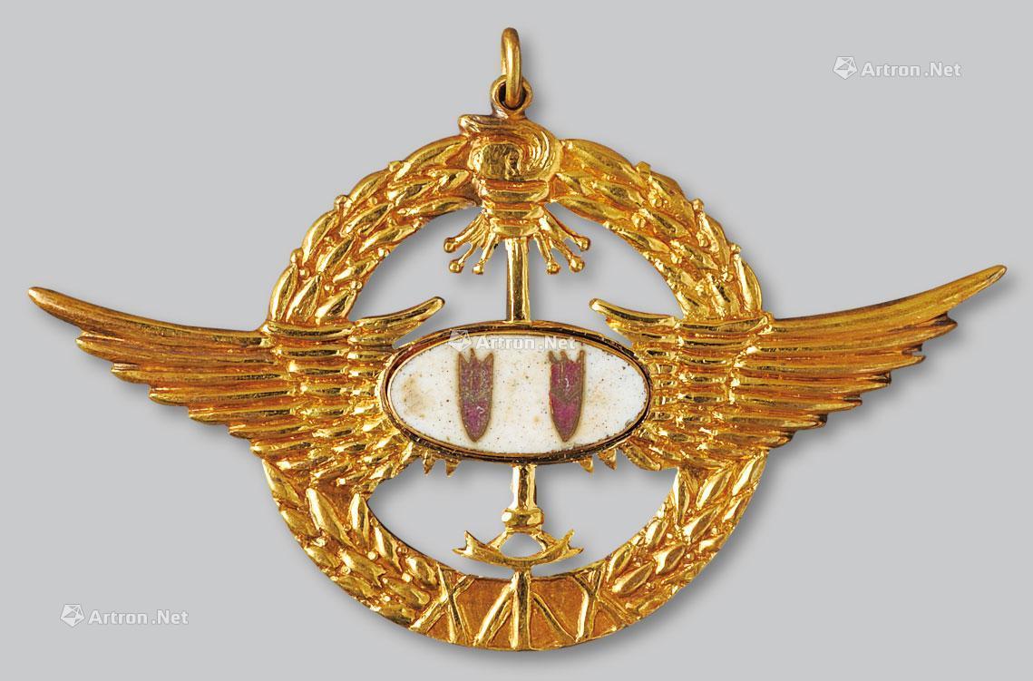 2026 1945年国民政府颁空军二等宣威奖章一枚