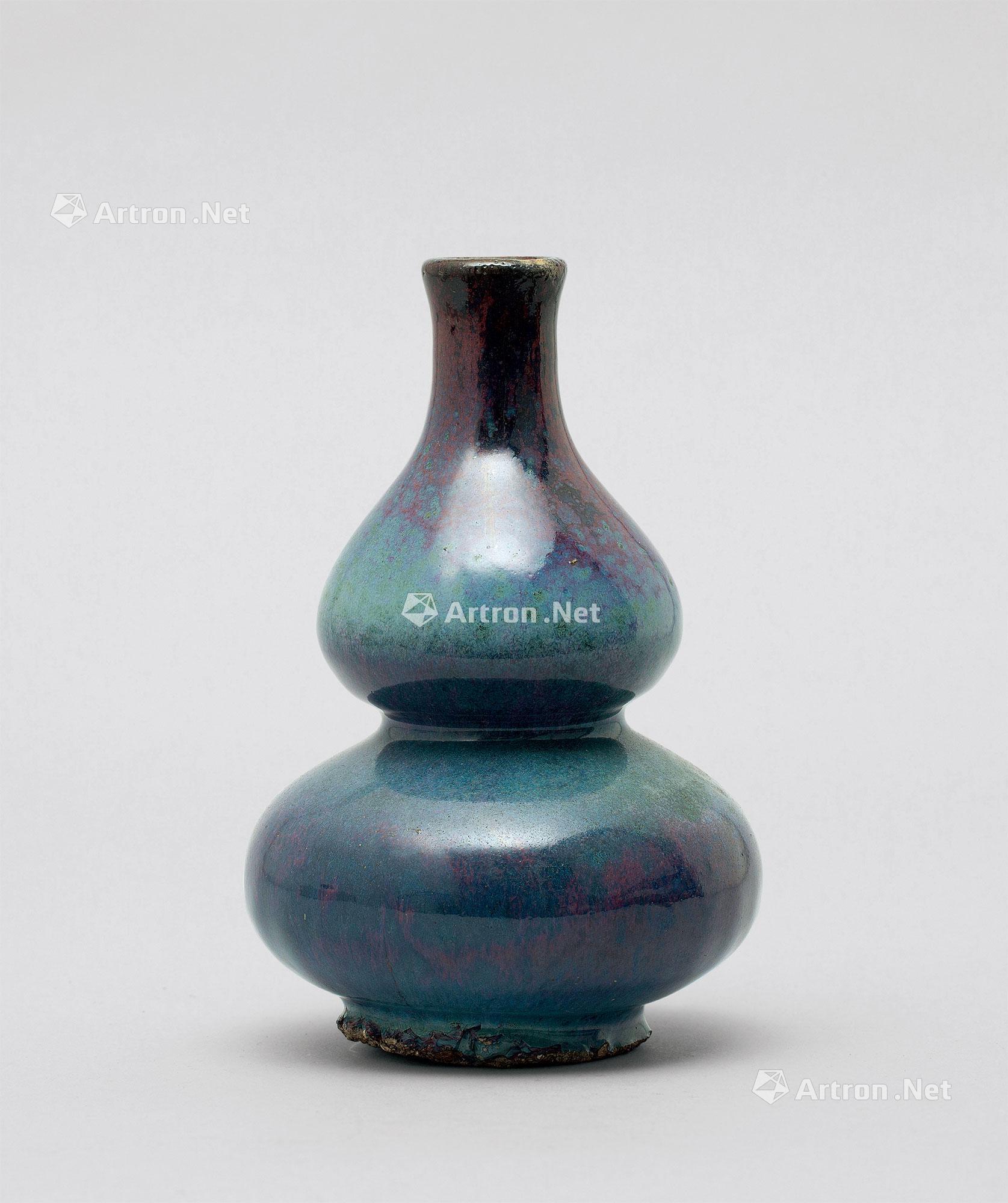 【清代 石湾窑葫芦瓶】拍卖品_图片_价格_鉴赏_清代单色釉瓷器_雅昌