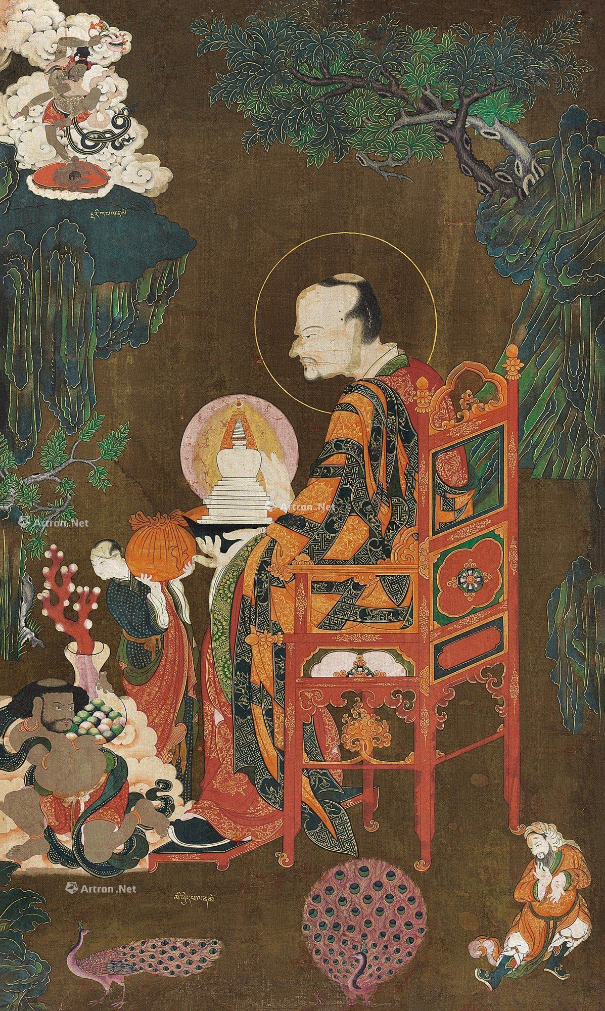 0063 18世纪 阿秘特尊者唐卡