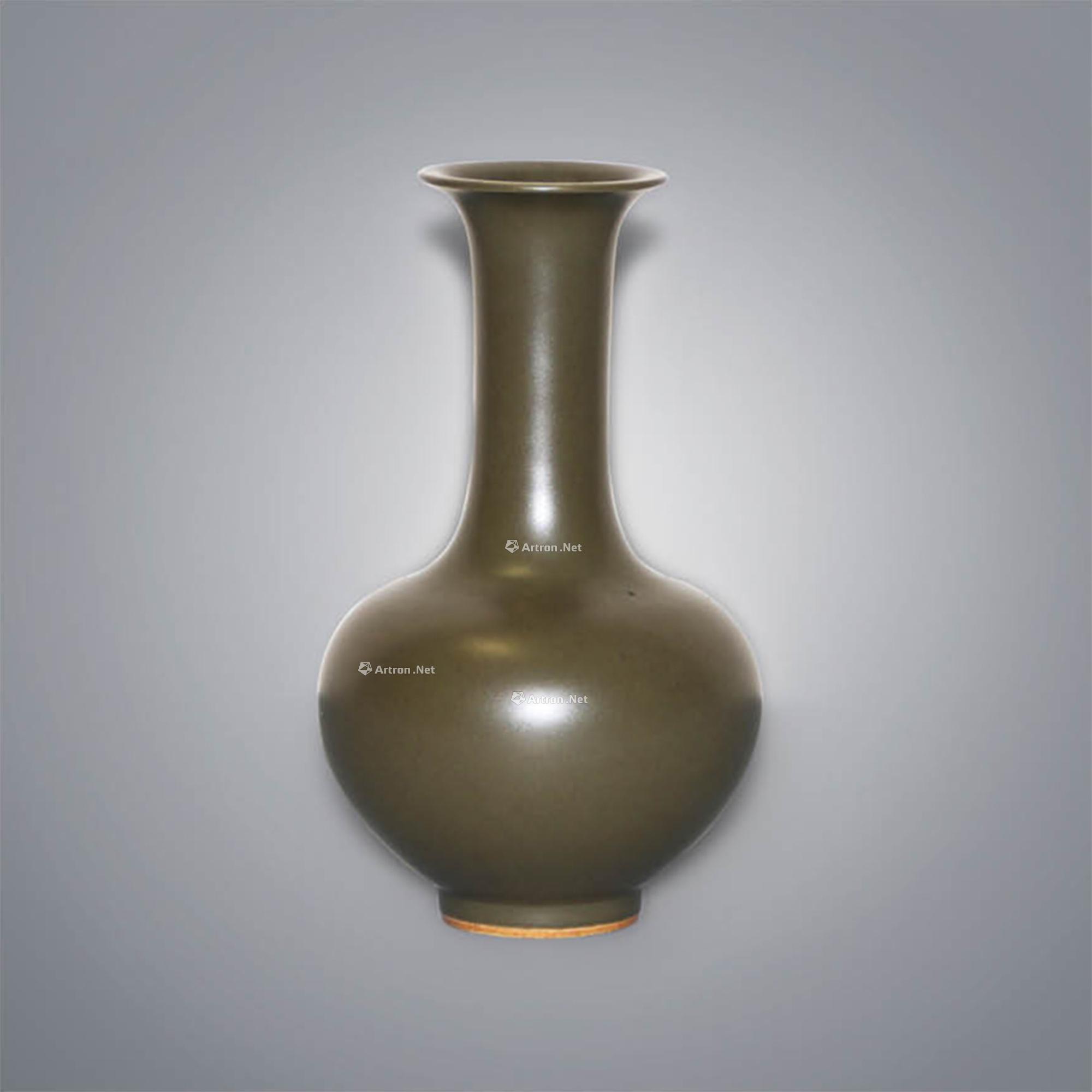【雍正 茶叶末釉瓶】拍卖品_图片_价格_鉴赏_清代单色釉瓷器_雅昌艺术