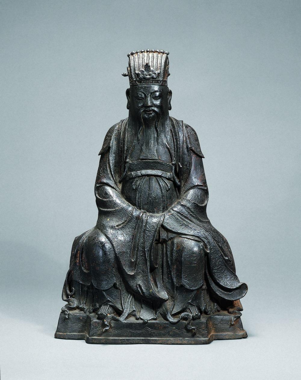 523 明万历 铜文昌帝君坐像