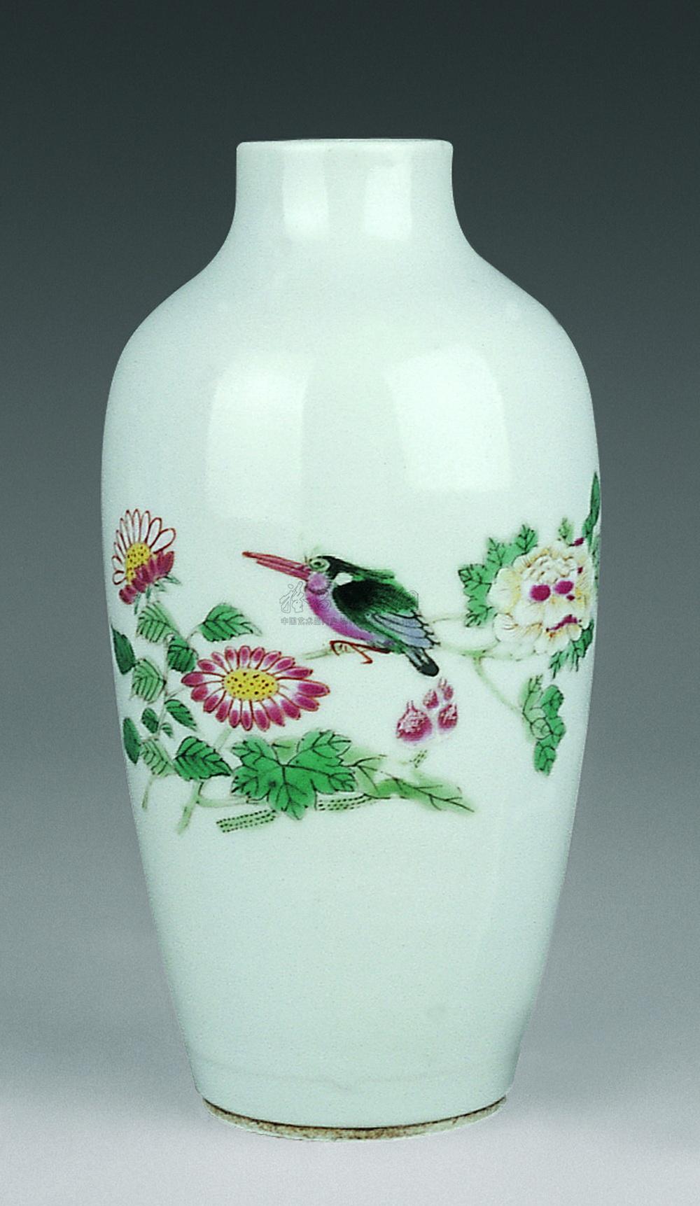 【清雍正 粉彩花鸟小瓶】拍卖品_图片_价格_鉴赏_清代粉彩瓷器_雅昌