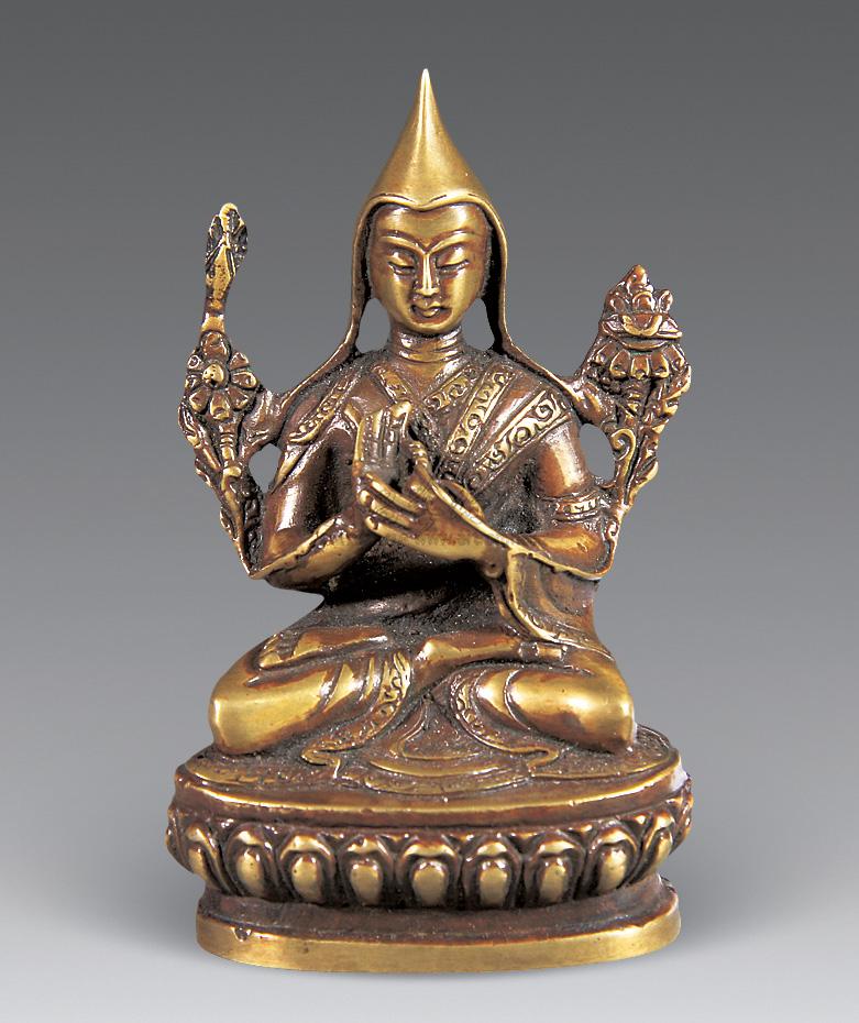 0725 清 铜雕藏传佛造像