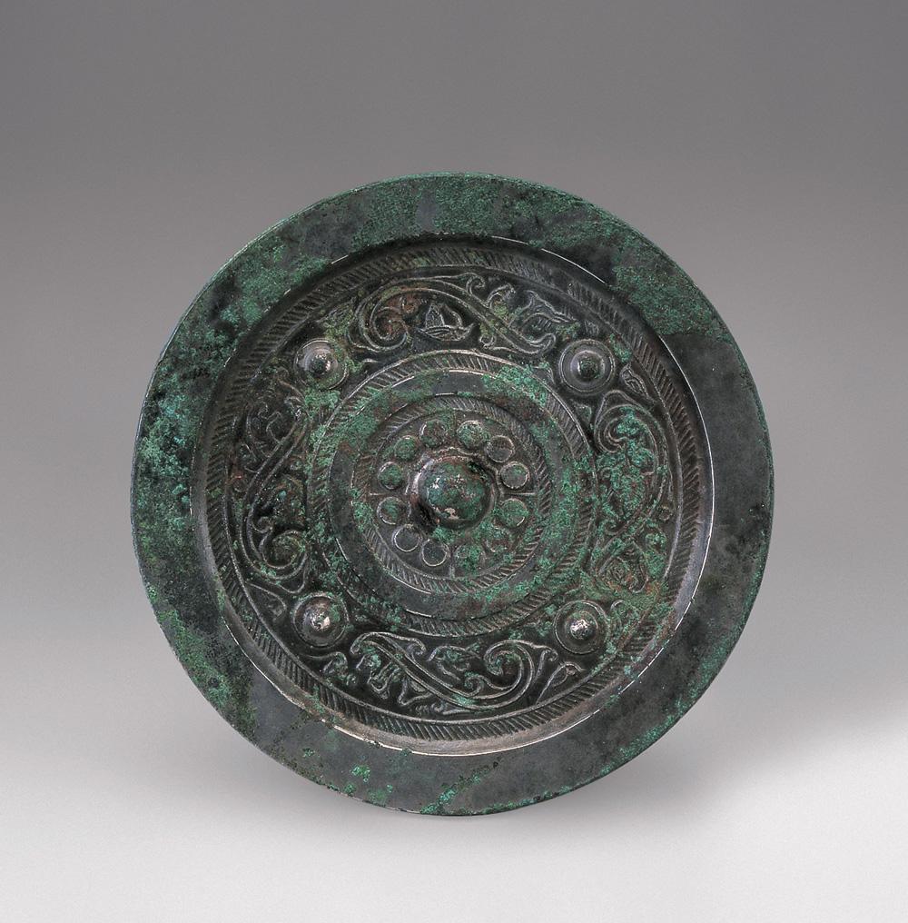 *0473 汉 夔凤飞鸟纹铜镜