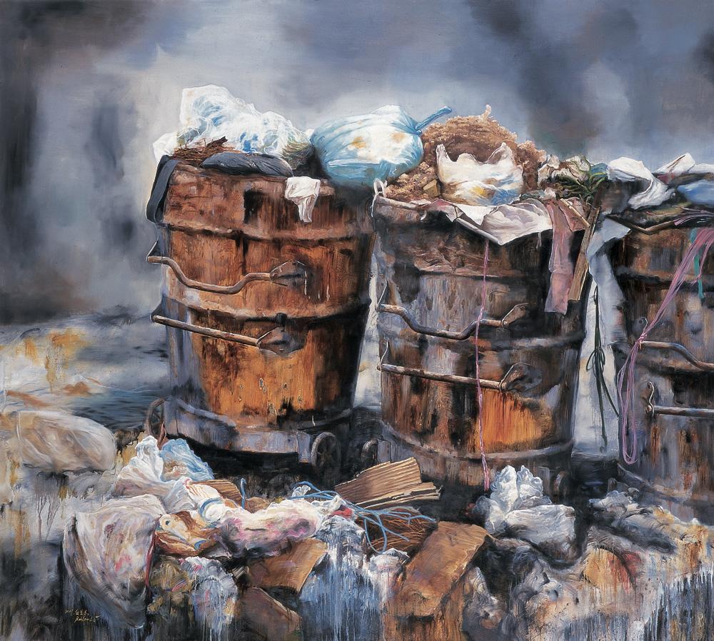 云南垃圾画家图片
