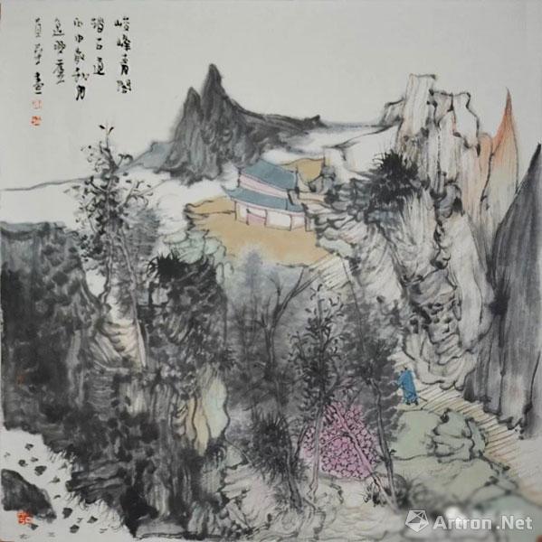 【评论】王贵华山水,富有阳刚之美