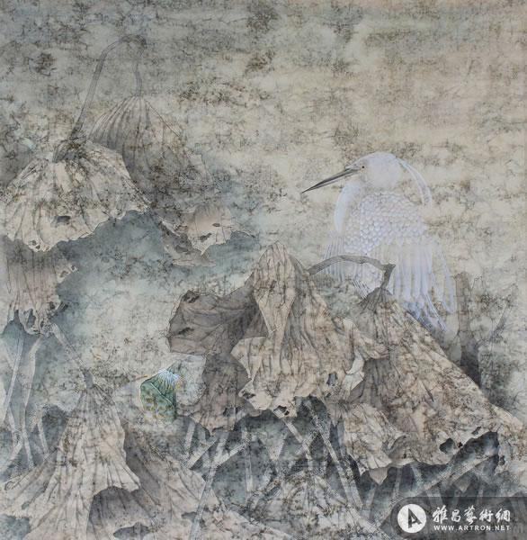 《枯荷》