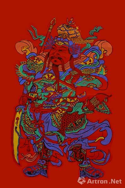 山东武门神 周仓 关平2