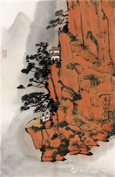 《山水情怀系列之一》  李东伟 69.5×46cm 2015年