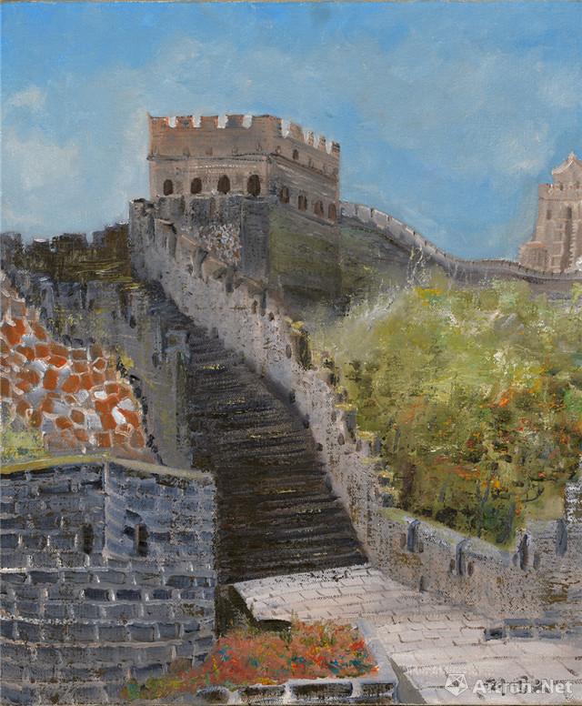 《长城》   刘国义 50x60cm 2016年 布面油画