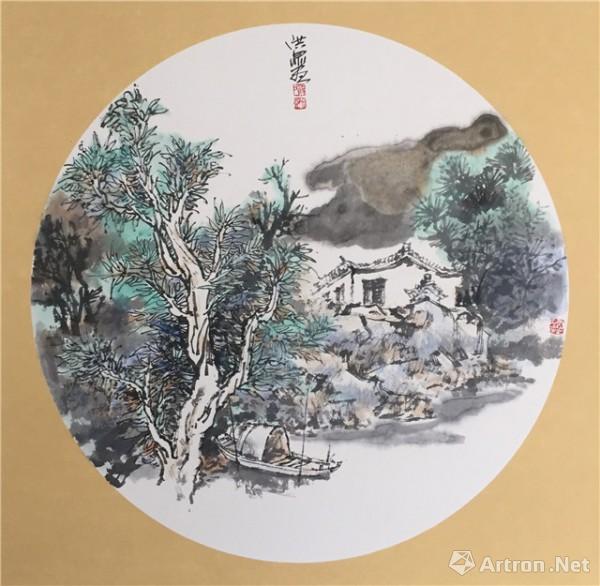 汤洪泉水墨山水作品巡回展-台湾站
