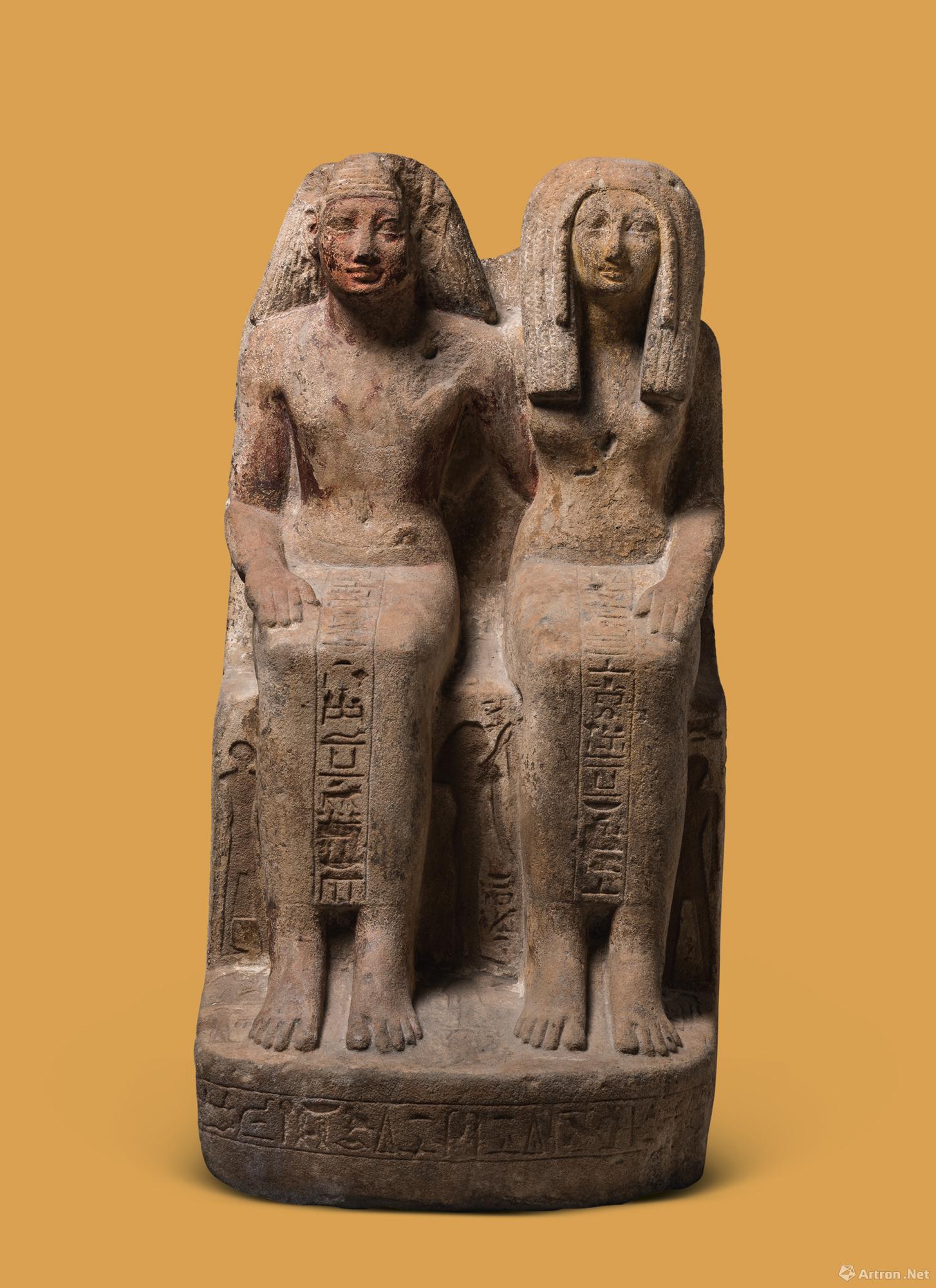 nebnetjeru(古埃及大祭司)雕像 高67厘米 第十八王朝中期(前1550