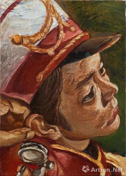 《五官检查-耳》  龚辰宇  2017年 布面油画