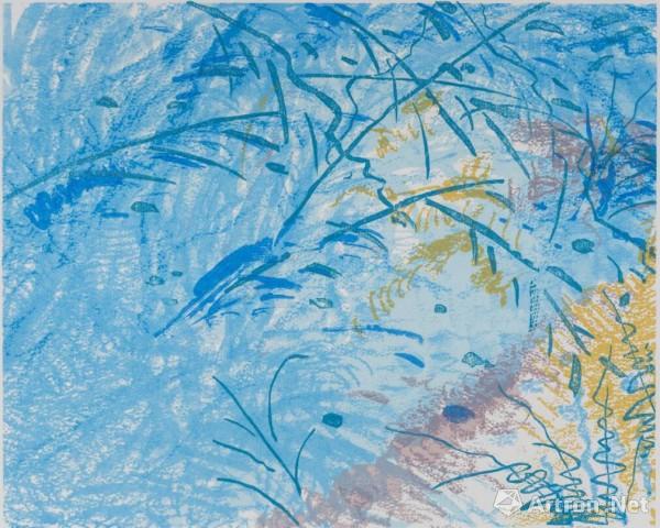 《秋园之六》  张广慧 50x41cm 2017年 丝网 木刻