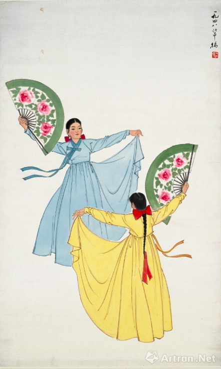 叶浅予的"民族学"叶浅予中国画艺术专题展