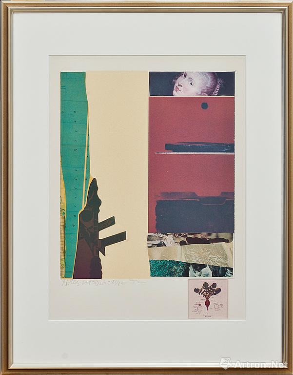 《马鬃13号作品》  罗伯特·劳森伯格