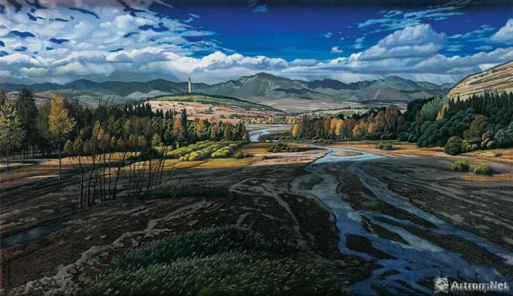 "亲近自然"简崇民风景油画展