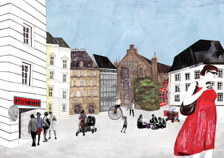 英国插画家Lucy Dalzell绘制的老建筑