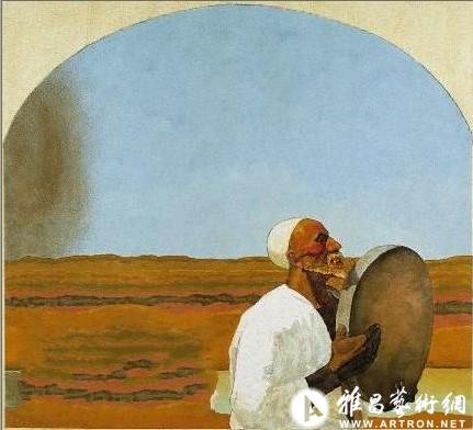 肖谷美术作品展在新疆博物馆开幕