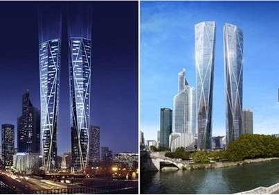 巴黎将建320米双子塔 将成欧洲最高建筑