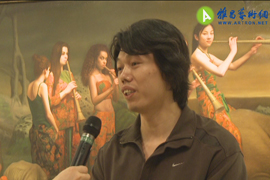 【视频】专访王龙军2012新写实油画展览在中国美术馆开幕