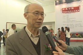 【视频】许信容细笔山水画展专访郎绍君