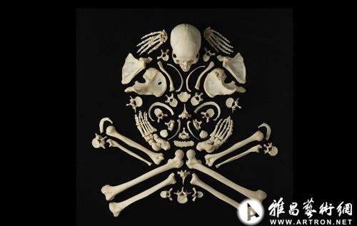 弗朗索瓦·罗伯特的人类骨骼艺术品