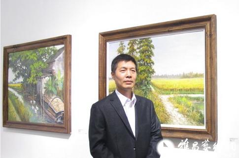 北京aa空间展出梁广华的岭南风景油画创作