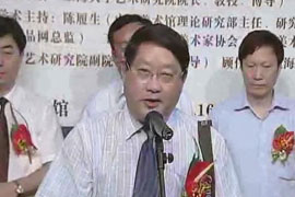 穆家善艺术世界2008年山东电视台专访之一