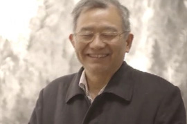 崔见中国画作品展嘉宾采访——陈传席